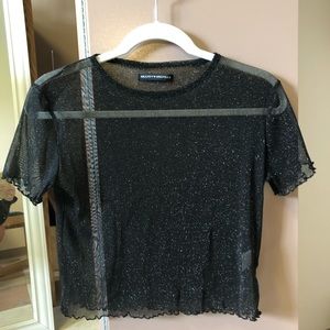 Sparkly top from Brandy Melville